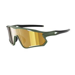 2025年 カスタムロゴ入り 新型 防風 サイクリング ランニング サングラス アウトドア UV400 ユニセックス 野球 スポーツグラス - Product Image 4