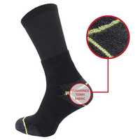 Chaussettes de travail en coton rembourrées, chaussettes robustes personnalisées pour hommes