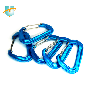 ล็อคอัตโนมัติ <span class=keywords><strong>Rock</strong></span> <span class=keywords><strong>Climbing</strong></span> <span class=keywords><strong>Carabiner</strong></span> คลิป CE Certified 12kn/5KN Heavy Duty Carabiners - Product Image 1