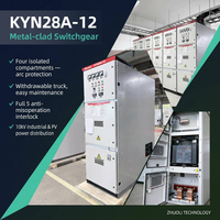 Armoire de commutation blindée extractible KYN61-40.5, Vente en gros OEM, Surveillance intelligente, Norme IEC pour la distribution d'énergie