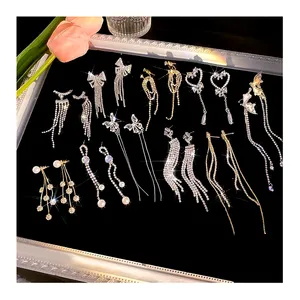 aretes de moda 2023 zircon wholesale women western 925 silver earring pendientes de moda 2023 joyeria de plata ley 925 original