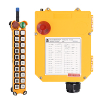 Interruptor Inalámbrico Industrial para Grúa F24-20S Multifunción, Impermeable para Exteriores, de 20 Teclas y Una Sola Velocidad
