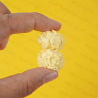 Snack Alimentaire Artificiel de Haute Qualité Simulation Réaliste Faux Popcorn Pièces Simples pour Accessoires de Bricolage Breloques Pendentifs