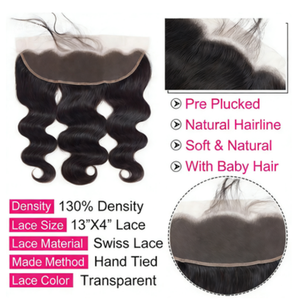 13x4 13x6 4x4 HD Transparent Lace Frontal Closure Kinky Straight Cuticle Aligned Virgin Remy Human Hair 120% - Product Image 6