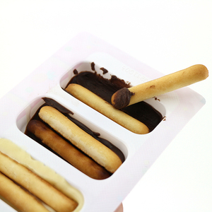 Fruit String Shaped Cup Black and <strong>White</strong> <strong>Chocolate</strong> Jam with <strong>Finger</strong> Biscuit Sticks - Product Image 5