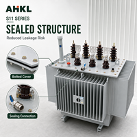 Transformateur de distribution à huile de 50 kVA à 500 kVA, 10 kV, 11 kV, 20 kV, 22 kV vers 400 V, transformateur abaisseur de tension industriel
