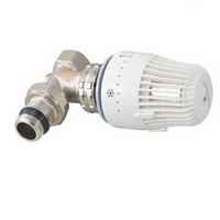 Vanne de régulation thermostatique réglable pour radiateur avec réglage manuel, pour eau, AC 220V, port de 4 pouces