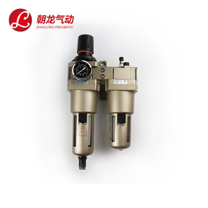 Processeur d'air pneumatique double unité Zhaolong AC5010-06, interface 25 mm, filtration 50 microns, pression 0-1,0 MPa - Product Image 1