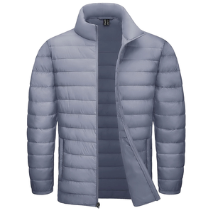 Chaqueta Acolchada con Capucha Unisex OEM, Ligera, Aislante, Transpirable, con Bolsillos, Resistente al Agua, para Invierno, en Color Liso - Product Image 1