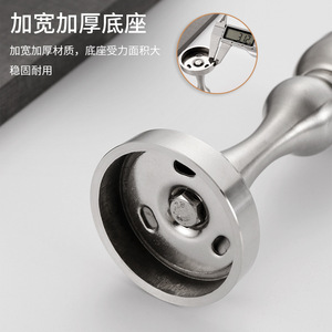 Stainless Steel Door Stopper 304 Magnetic Floor Mount Minimalist Design For Kitchen Bathroom Bedroom Wooden Doors - Product Image 4