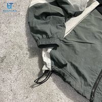 BENTURA coupe-vent personnalisé hommes Patchwork couleur à manches longues noir fermeture éclair hiver randonnée manteau mâle poche chasse vestes