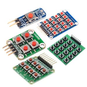 Bàn phím 2x4 Bàn phím 4x2 8 nút ấn v1.00 Bàn Phím Ma trận bàn phím nút AVR PIC 2*4 mô-đun AVR PIC mới - Product Image 6