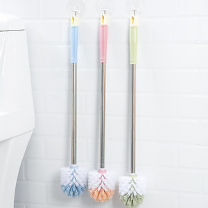 Long Handled Toilet <b>Brush</b> Nylon Bristles Extended Handle For Bathroom Cleaning - Product Image 4