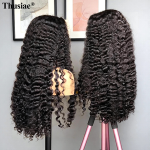 Pelucas de Cabello Humano Virgen Birmano Rizado Pixie al por Mayor, Pelucas sin Pegamento con Cutícula Alineada, Pelucas de Cabello Humano con Frente de Encaje, Pelucas Rizadas Kinky - Product Image 3