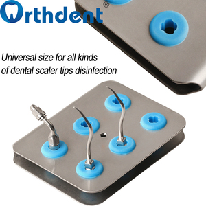 Porta Punte per Ablatore Dentale a 6 Fori, Blocco Organizzatore per Frese e Punte, Scatola per Sterilizzazione in Autoclave, per Odontoiatria - Product Image 4
