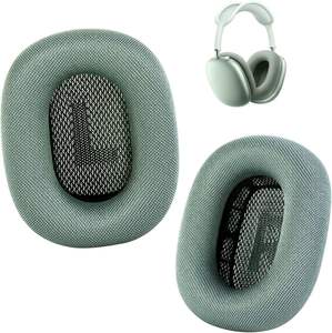 Coussinets d'oreille en tissu maillé écologiques et antichocs de remplacement pour écouteurs <span class=keywords><strong>Max</strong></span>, oreillettes magnétiques, coussinets d'oreille - Product Image 1