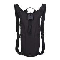 Sac à dos d'hydratation tactique 20-36L imperméable camouflage avec système Molle, fermeture éclair, sac à eau en nylon pour randonnée en extérieur