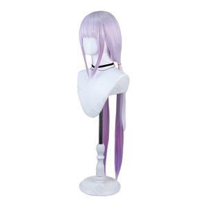 <span class=keywords><strong>Kanna</strong></span> <span class=keywords><strong>Kamui</strong></span> Dragon Maid Anime Cosplay peluca estilo Harajuku púrpura claro gris doble cola de caballo Pelo Largo sintético para EVENTO DE DISFRACES - Product Image 2