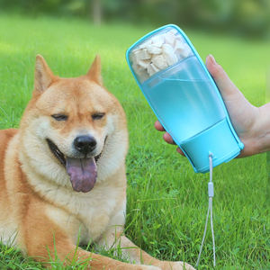 Fait de moule en plastique conçu indépendamment bouteille d'eau de voyage portable bouteille d'eau pour chien étanche avec de la nourriture pour une utilisation en extérieur - Product Image 3
