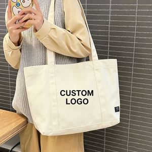 <b>Bulk</b> Wholesale Large Size <b>Plain</b> Canvas Recycled Printed Sublimation Shopping <b>Tote</b> <b>Bag</b> - Product Image 1