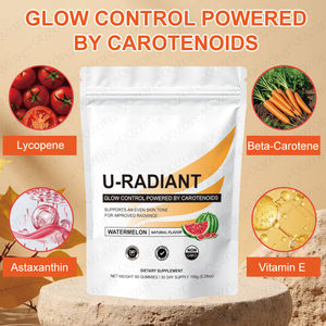 จัดส่งรวดเร็ว เสริมสร้างภูมิคุ้มกัน บำรุงผิว รสชาติธรรมชาติ ไลโคปีน แอสตาแซนธิน วิตามินอี ยู-เรเดียนท์ กัมมี่ สำหรับผู้ใหญ่ - Product Image 3