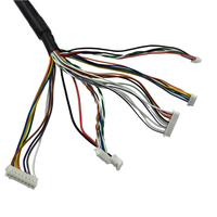 Arnés de cableado de cámara IP CCTV impermeable de 450mm de alta calidad Conductor de cobre estañado aislado de PVC negro para vigilancia