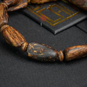 Rare Natural Agarwood <b>Bracelet</b> Near Sinking Grade Genuine Oud Beads <b>Women</b> Size Handcrafted Aromatic Luxury Jewelry - Product Image 4