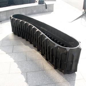 Pezzi di ricambio della mietitrebbiatrice 500*90*53 cinghia cingolata della pista di gomma per il cingolo della mietitrebbiatrice - Product Image 3