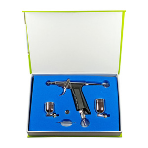 Pistolet aérographe miniature 116 double action à alimentation par gravité 7,0 cc portable pour la peinture artistique, la modélisation et les retouches automobiles - Product Image 5
