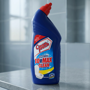 Nettoyant WC puissant en liquide pour surfaces céramiques de salle de bain, élimination des taches, des dépôts de calcaire et des odeurs, nettoyage en profondeur, formule hygiénique - Product Image 1