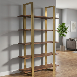 Antique-Style Industrial Vintage Home Furniture Display Rack and Bookshelf Handcrafted Iron Metal Portable School - Product Image 3