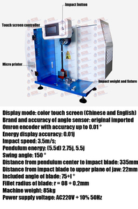 Testeur d'<span class=keywords><strong>impact</strong></span> numérique électronique non métallique <span class=keywords><strong>Machine</strong></span> industrielle avec 1 an de garantie - Product Image 5