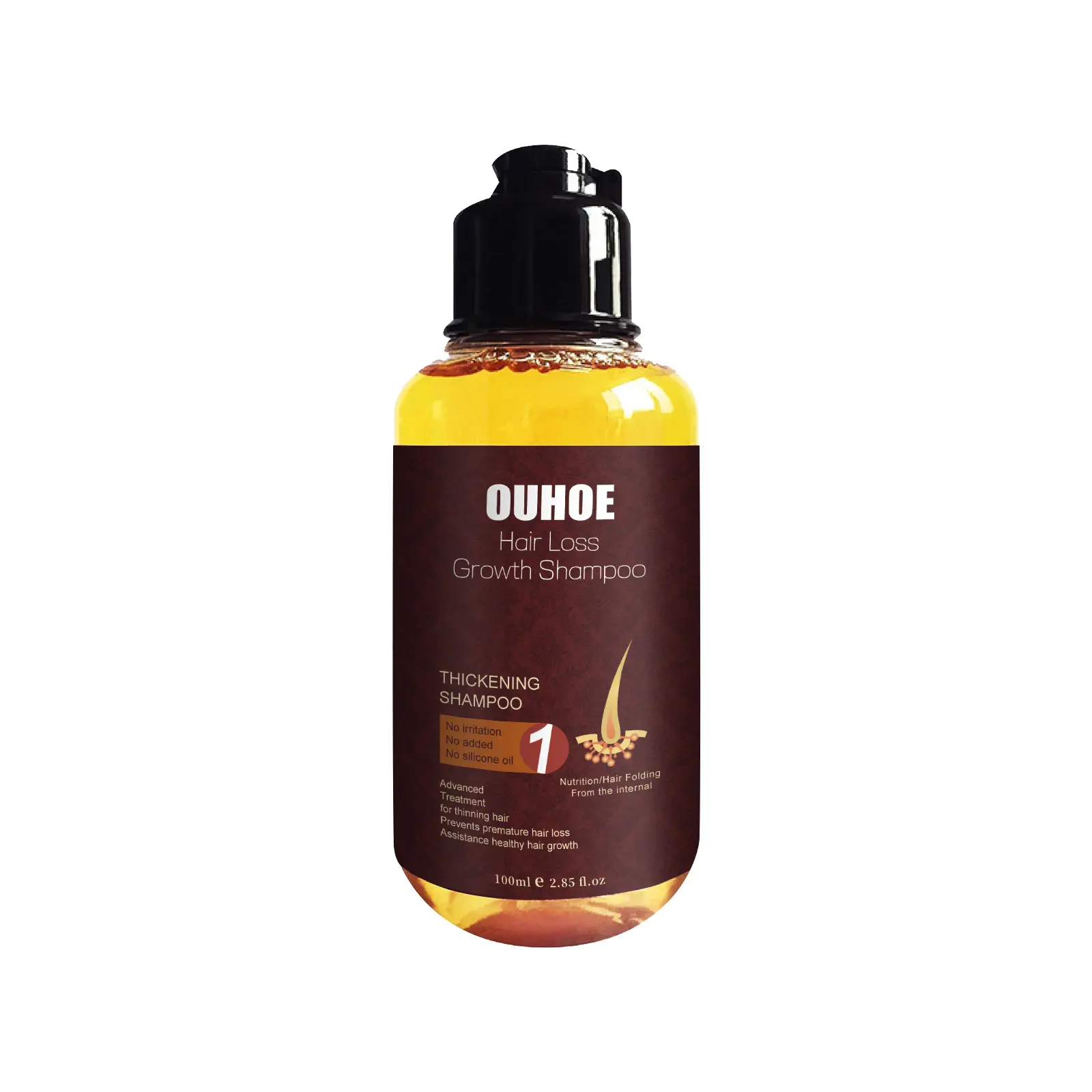 Dense Hair Shampoo100ml Clean scalp Moisturizing thick hair smoothing anti-loss hair shampoo