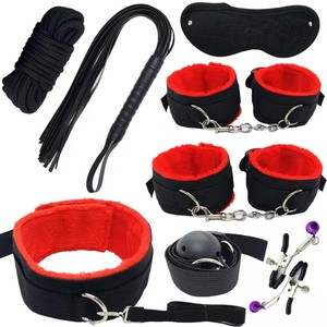 Oferta Especial: 8 Productos Sexuales Eróticos <span class=keywords><strong>BDSM</strong></span>, Esposas, Pinzas para Pezones, Látigo, Cuerda, Juguetes Sexuales para Parejas - Product Image 2