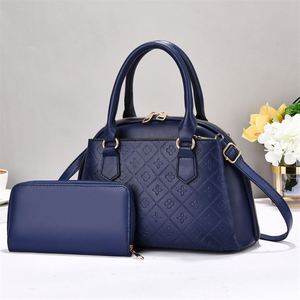 Fashion Geometric Pattern Handbags Waterproof PU Leather Crossbody <b>Sling</b> <b>Bag</b> Lady's Purse Set - Product Image 3