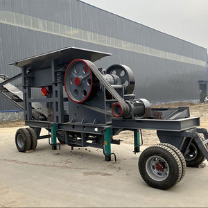 <b>Small</b> Mobile diesel Engine Powered Bottom Jaw in <b>Vibration</b> Screening African Hot Stone Crusher - Product Image 5