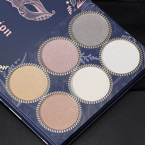 Palette de maquillage quatre-en-un Julystar, design de <span class=keywords><strong>livre</strong></span> à 4 couches pour fard à paupières mat et scintillant, blush, contour, illuminateur, cosmétiques - Product Image 5