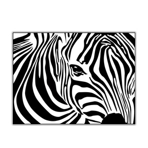 Tapis rectangulaire imprimé zèbre en fibre de polyester, résistant aux taches, lavable, pour salon, chambre à coucher, décoration moderne pour la maison - Product Image 2