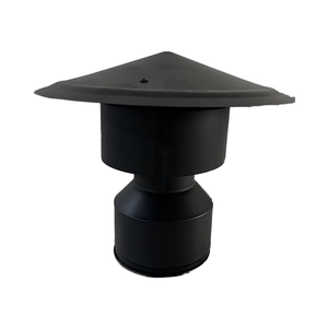 ID:80mm OD:130mm Juego <span class=keywords><strong>de</strong></span> chimenea <span class=keywords><strong>de</strong></span> Estufa <span class=keywords><strong>de</strong></span> pellets negros con bloqueo <span class=keywords><strong>de</strong></span> doble giro - Product Image 1