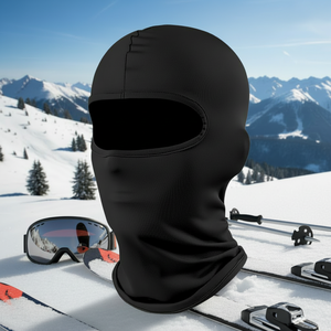 Máscara de esquí de cara completa para exteriores para hombres, forro de casco a prueba de viento, pasamontañas de un agujero para motociclismo y esquí, velo de protección solar - Product Image 1