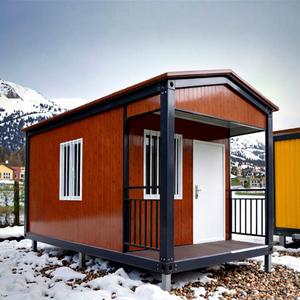 <span class=keywords><strong>Casa</strong></span> Container Smontabile da 20 Piedi, Prefabbricata e Modulare con Isolamento Termico, Struttura in Acciaio Moderna per Ufficio in Montagna - Product Image 1