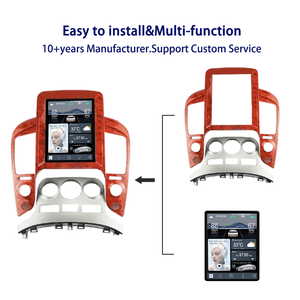 Meihua 9.7-inch GPS đài phát thanh xe khung cho DVD Player Auto/Manual AC âm thanh bảng điều chỉnh cho Hyundai Starex H1 2007-2015 xe phụ kiện - Product Image 3