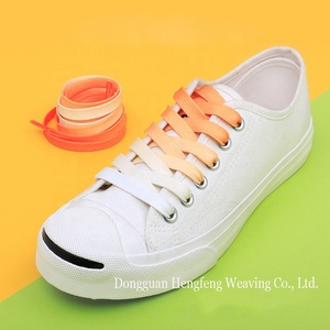 그라디언트 신발 끈 캔디 컬러 플랫 네온 레인보우 신발 끈 신발 끈 - Product Image 6
