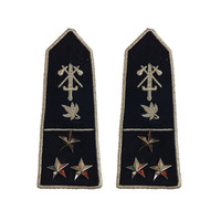 Épaulette personnalisée brodée et tissée pour uniforme de sécurité, pilote, uniforme de fanfare, insigne de grade personnalisé