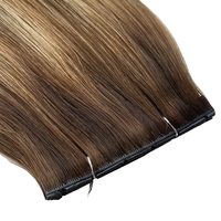 Nouvelle Tendance Usine : Extensions de Cheveux Chinois 100% Vierge Remy pour Tissage Invisible XO Hole Butterfly Weft à Trame Unique