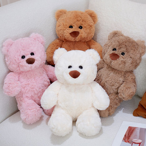 Customizable Soft Brushed Floral Teddy Bear Plush Toys with PP Cotton Filling Children's Birthday Gift Fluffy Dolls Pillow - Product Image 2