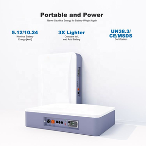 แบตเตอรี่ติดผนัง Bibo 51.2V 200Ah 5KWh ระบบกักเก็บพลังงานแสงอาทิตย์ แบตเตอรี่ติดผนัง 51.2v 200ah 5kwh ระบบกักเก็บพลังงานแสงอาทิตย์ - Product Image 3