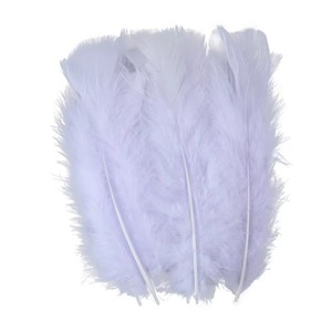Plumes de dinde teintées de 10-18 cm pour l'artisanat DIY, les coiffures, les costumes, les accessoires de pêche, les décorations de tête, les fêtes, les mariages et la décoration intérieure - Product Image 2