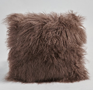 Coussin de siège en fourrure de mouton mongole véritable de haute qualité oreiller en fourrure d'agneau tibétain de luxe conception de château carré pour une utilisation hospitalière à domicile - Product Image 2