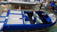 Kinocean Nouveau bateau de course en aluminium avec moteur hors-bord 4 cylindres 1812 CC pour le surf sur le lac